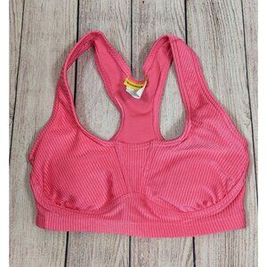 Wonderbody Women's Hot Pink Sports Bra Ribbed Size Medium